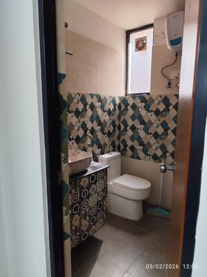 Bathroom in 2 BHK Apartment at Arete India Our Homes 3, Sohna Sector 6 – for Rent