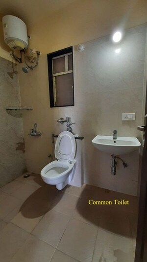 Bathroom in 2 BHK Apartment at Nyati Evita, Dhanori – for Rent