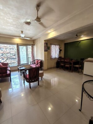 Living Room in 2.5 BHK Apartment at Kaustubh Usha Colony CHS, Malad West – for Sale