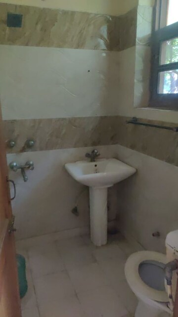Bathroom in 1 BHK Builder Floor at Kalkaji – for Rent