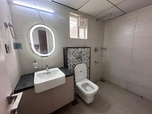 Bathroom in 3 BHK Apartment at Casagrand Boulevard, Hennur Road – for Rent