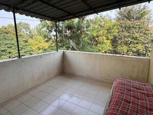 Balcony in 2 BHK Apartment at Wadgaon Sheri – for Rent