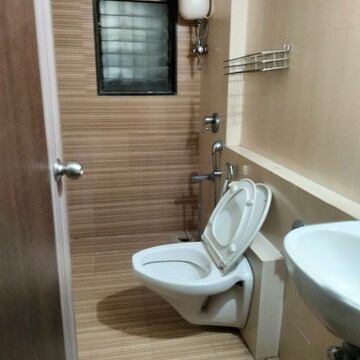 Bathroom in 2 BHK Apartment at Juhu Natraj CHS, Vile Parle West – for Rent
