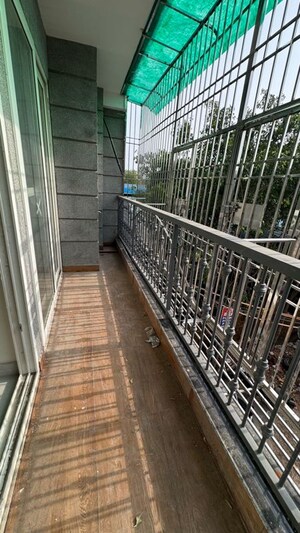 Balcony in 3 BHK Builder Floor at Chattarpur – for Rent