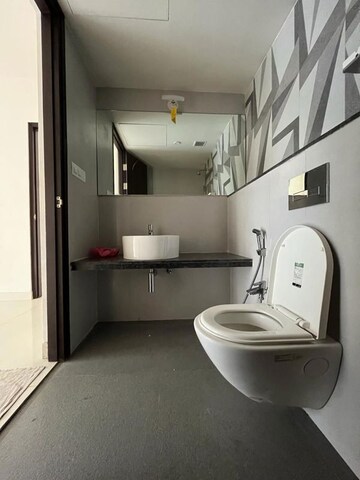 Bathroom in 1 BHK Apartment at Lodha Casa Viva, Majiwada – for Rent