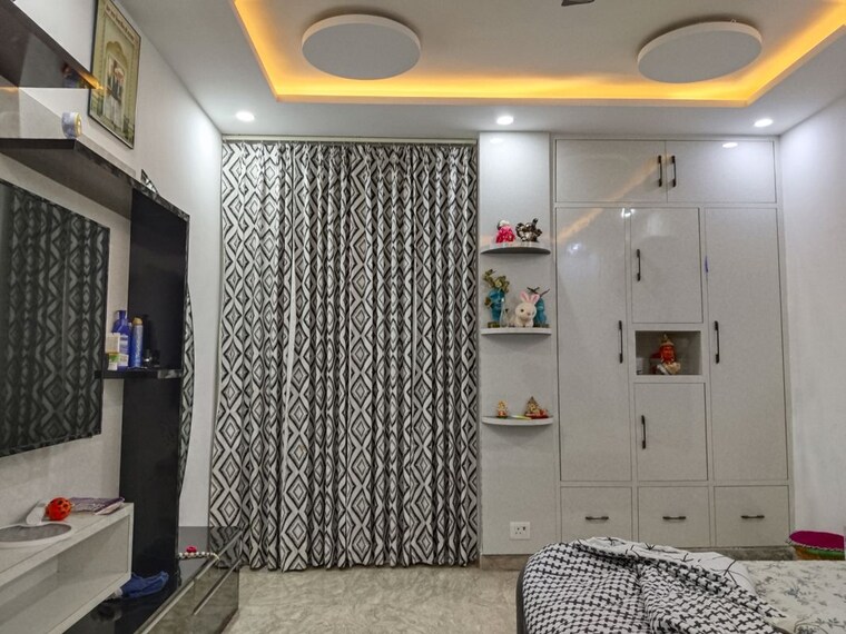 Master Bedroom, ss-almeria 3 Bedroom 2000 Sq.Ft. Builder Floor In Sector 84 Gurgaon 9905855