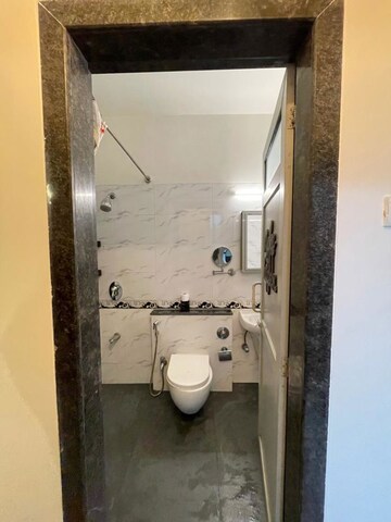 Bathroom in 1 BHK Apartment at K Raheja Raheja Residency, Malad East – for Rent