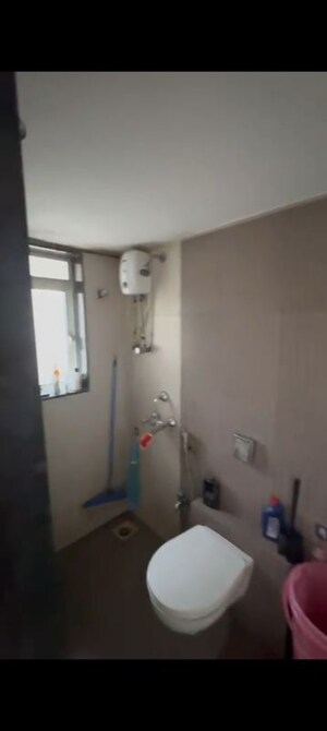 Bathroom in 1 BHK Apartment at JP Unity Tower, Lower Parel – for Rent
