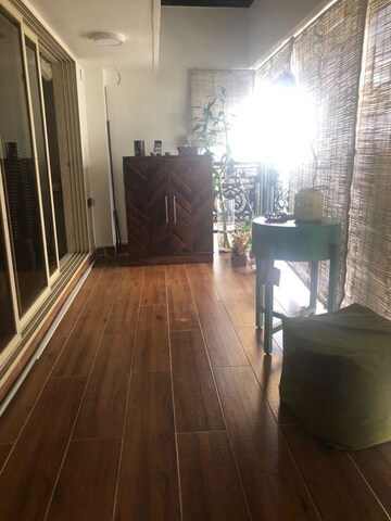 Balcony in 3 BHK Apartment at Baycity Apartments, Khar West – for Rent