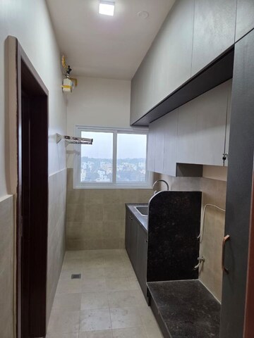 Kitchen in 3 BHK Apartment at L&T Raintree Boulevard, Hebbal – for Rent