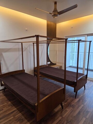 Master Bedroom in 3 BHK Apartment at L&T Raintree Boulevard, Hebbal – for Rent