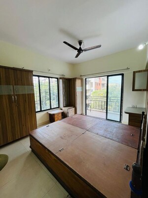 Bedroom in 2 BHK Apartment at Kumar Periwinkle, Kharadi – for Rent