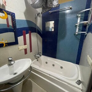 Bathroom in 3 BHK Apartment at Bandra West – for Rent