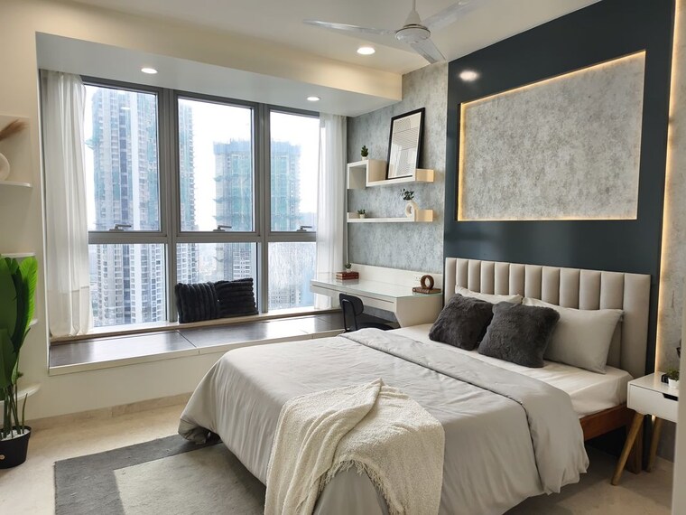 Bedroom, oberoi-exquisite-goregaon 3 Bedroom 1300 Sq.Ft. Apartment In Goregaon East Mumbai 9906490