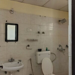Bathroom in 2 BHK Builder Floor at Raj Nagar Extension – for Rent