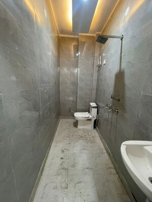 Bathroom in 1 BHK Builder Floor at Dwarka Mor – for Rent