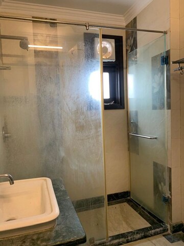 Bathroom in 1 BHK Builder Floor at Greater Kailash ii – for Rent