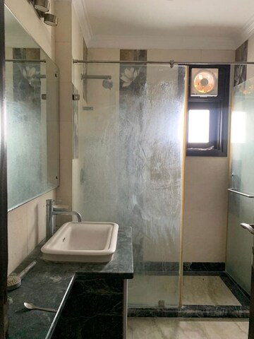 Bathroom in 1 BHK Builder Floor at Greater Kailash ii – for Rent