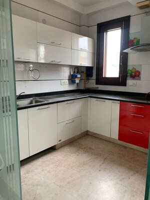 Kitchen in 1 BHK Builder Floor at Greater Kailash ii – for Rent