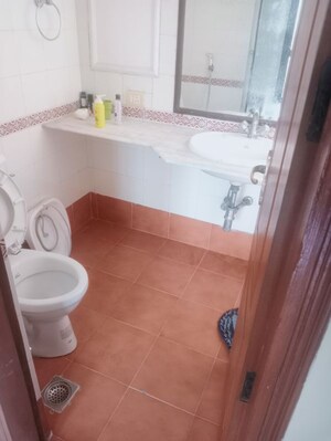 Bathroom in 3 BHK Apartment at Vatika City, Sector 49 – for Rent