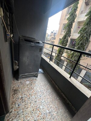 Balcony in 2 BHK Apartment at Radha Housing Society, Aundh – for Rent