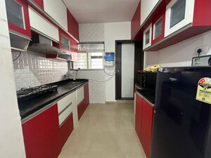 Kitchen in 2 BHK Apartment at Radha Housing Society, Aundh – for Rent