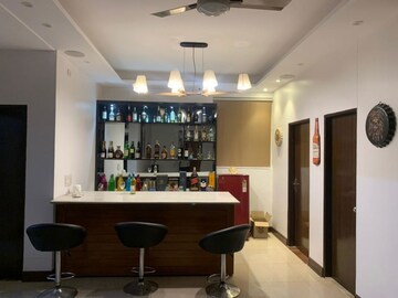 Living Room in 4 BHK Builder Floor at Srishti Greenfield Homes, Green Fields Colony – for Sale