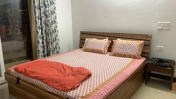 Bedroom in 4 BHK Builder Floor at Srishti Greenfield Homes, Green Fields Colony – for Sale