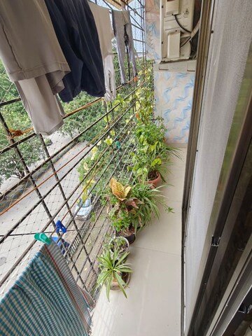 Balcony in 3 BHK Apartment at Rosa Bella, Ghodbunder Road – for Rent