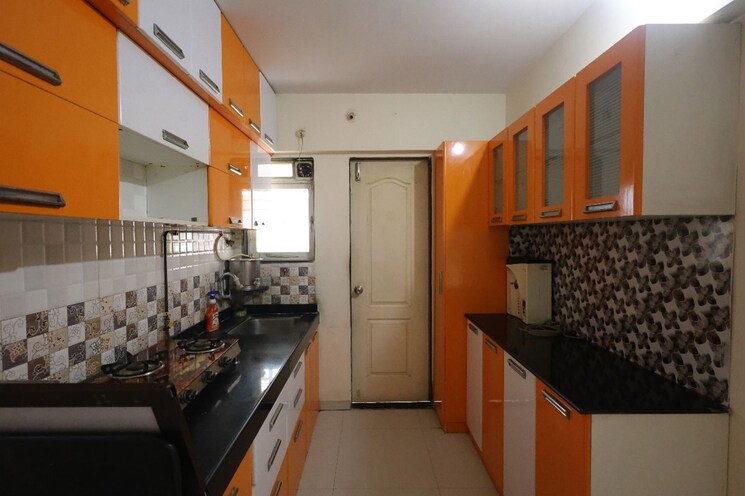 Kitchen, rosa-bella 3 Bedroom 1350 Sq.Ft. Apartment In Ghodbunder Road Thane 9907440