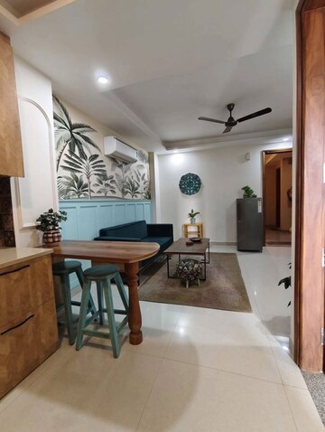 Living Room in 3 BHK Builder Floor at Saket – for Rent