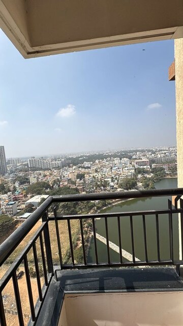 Balcony in 3 BHK Apartment at Pashmina Waterfront, Old Madras Road – for Rent