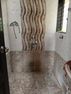 Bathroom in 1 BHK Apartment at Anchor Park, Vasai East – for Rent