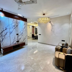 Living Room in 3 BHK Builder Floor at Aditya Apartment, Andheri West – for Sale