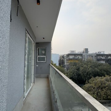 Balcony in 2 BHK Apartment at Palm Residency Chhatarpur, Rajpur Khurd Extension – for Rent