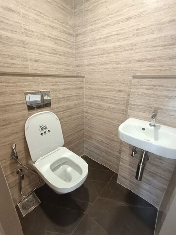 Bathroom in 1 BHK Apartment at Lodha Unica, Jogeshwari West – for Rent