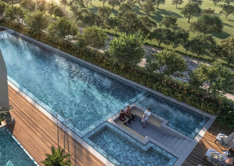 Swimming Pool, godrej-eternal-palms 3 Bedroom 1000 Sq.Ft. Apartment In Sanpada Navi Mumbai 9907862