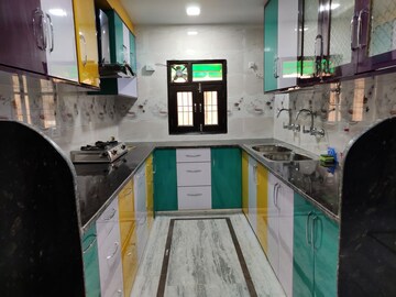 Kitchen in 3 BHK Builder Floor at Rohini Sector 8 – for Rent