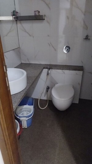 Bathroom in 3 BHK Apartment at Omkar Alta Monte, Malad East – for Rent
