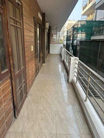 Balcony in 3 BHK Builder Floor at Sushant Lok ii – for Rent