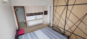 Balcony in 2 BHK Apartment at Bhartiya City Nikoo Homes II, Thanisandra Main Road – for Rent