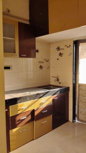 Kitchen in 1 BHK Apartment at Shantee Meera Avenue, Vasai East – for Rent