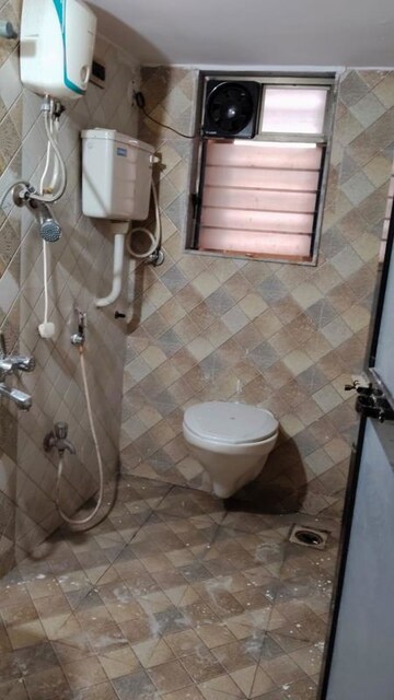 Bathroom in 1 BHK Apartment at Shantee Meera Avenue, Vasai East – for Rent