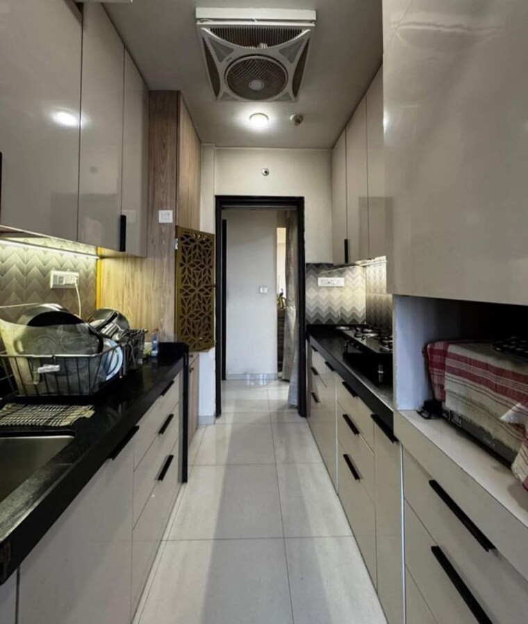 Kitchen, thane west 3 Bedroom 1200 Sq.Ft. Apartment In Thane West Thane 9908647