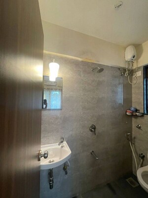 Bathroom in 1 BHK Apartment at Dia Heights, Goregaon East – for Rent