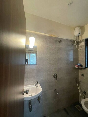 Bathroom in 1 BHK Apartment at Dia Heights, Goregaon East – for Rent