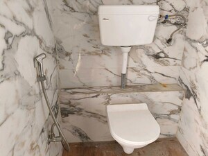 Bathroom in 1 BHK Apartment at RNA Platinum City, Vasai East – for Rent