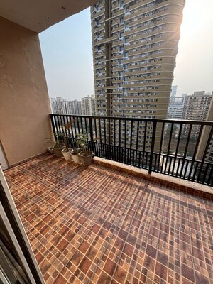 Balcony in 3 BHK Apartment at JM Aroma, Sector 75 – for Rent