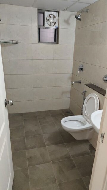 Bathroom in 2 BHK Apartment at Goyal Orchid Piccadilly, Thanisandra Main Road – for Rent