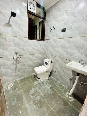 Bathroom in 1 BHK Builder Floor at Chattarpur – for Rent